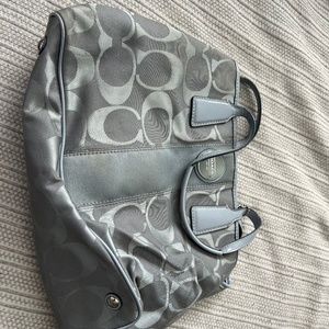 Grey Coach bag